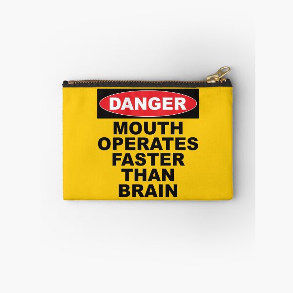 Item preview, DANGER - Mouth Operates Faster Than Brain... designed and sold by VacationTees.
