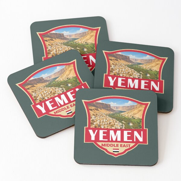 Item preview, Yemen Illustration Retro Badge designed and sold by KrisSidDesigns.