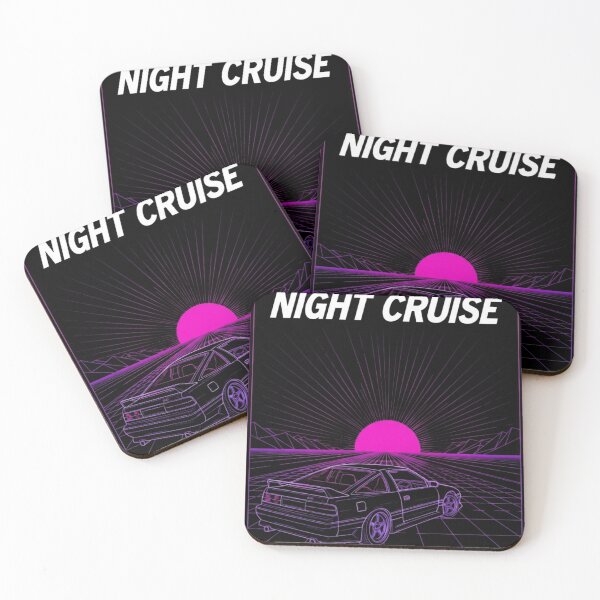 Item preview, Vintage JDM Night Cruise Synthwave designed and sold by Tel A Pet.