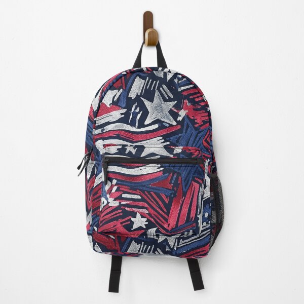 Item preview, Stars and Stripe Metallic Marker Doodle designed and sold by LibertyForge-Co.