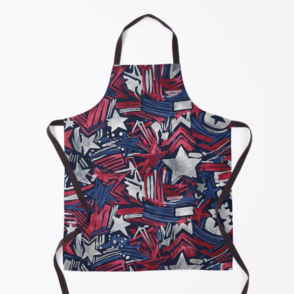 Item preview, Stars and Stripe Metallic Marker Doodle designed and sold by LibertyForge-Co.