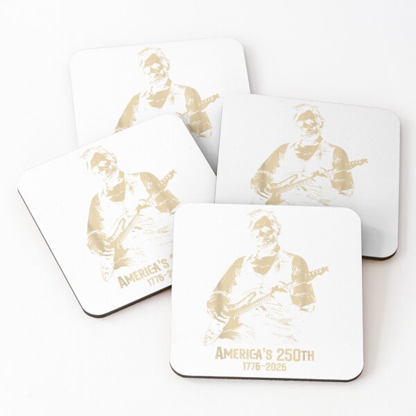 Item preview, Abraham Lincoln Playing Guitar 4th July 250th Anniversary T-Shirt designed and sold by DArtfulStudio.
