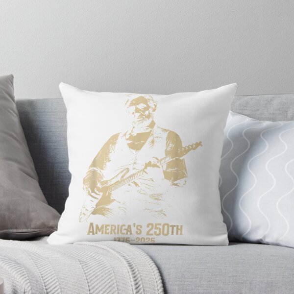 Item preview, Abraham Lincoln Playing Guitar 4th July 250th Anniversary T-Shirt designed and sold by DArtfulStudio.