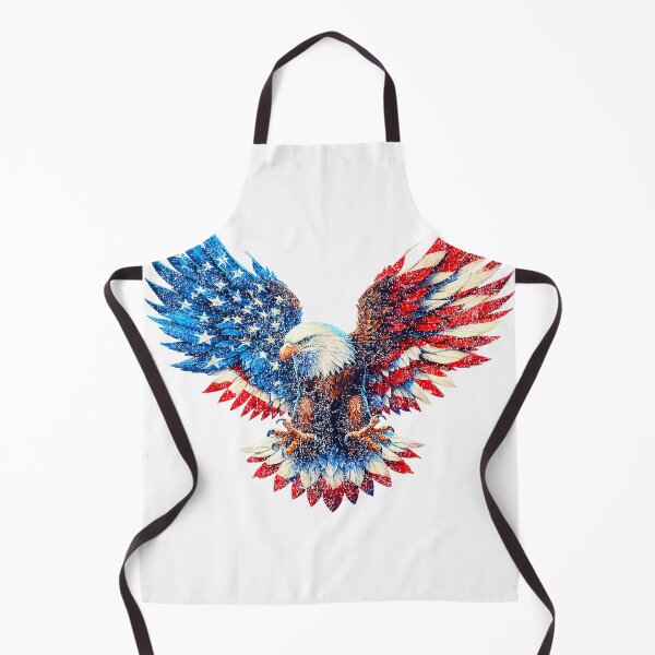 Item preview, American Flag Bald Eagle Patriotic Eagle 4th of July USA T-Shirt designed and sold by Othinus.