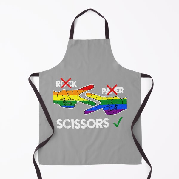 Item preview, Funny Lesbian Gay Pride Rock Paper Scissors LGBT Men Women designed and sold by GreggRoss.