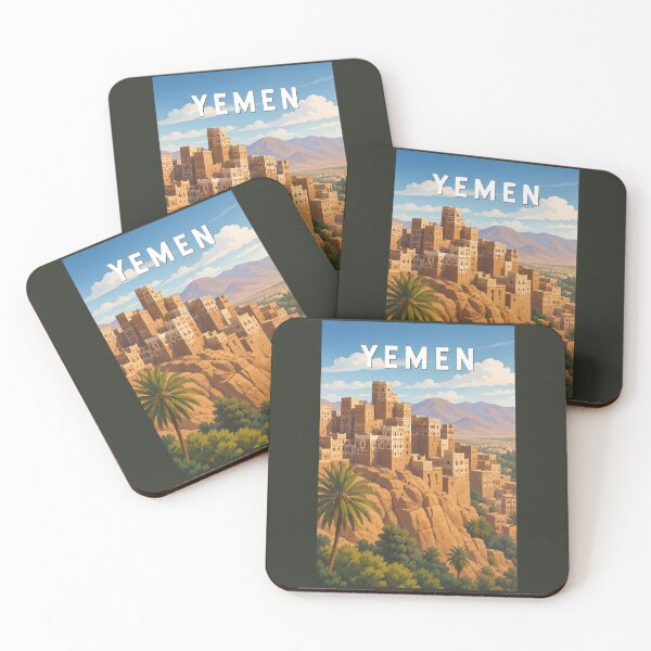 Item preview, Yemen Illustration Travel Art Vintage designed and sold by KrisSidDesigns.
