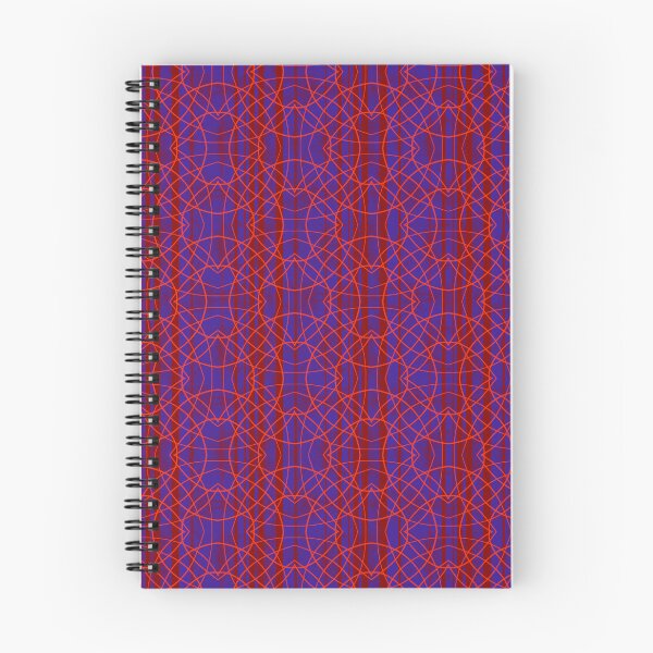 Item preview, Patrón de líneas geométricas rojas y azules designed and sold by SweetLilith.