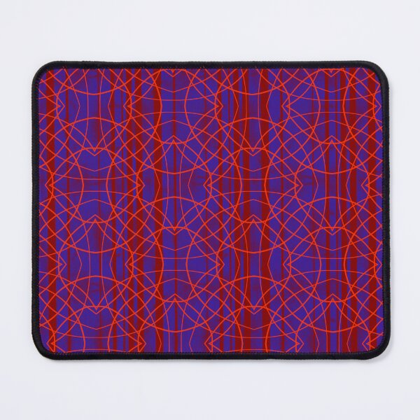 Item preview, Red and Blue Geometric Line Pattern designed and sold by SweetLilith.