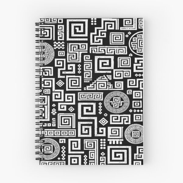 Item preview, Ancient Greek Spiral Pop Art Pattern (White) designed and sold by BeJolley.
