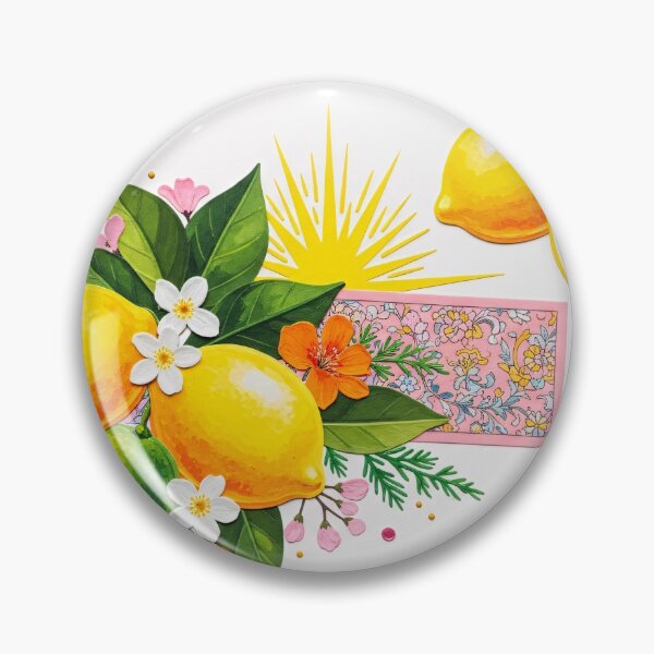 Item preview, Bohemian Citrus Sunburst Watercolor designed and sold by PixorStudio.