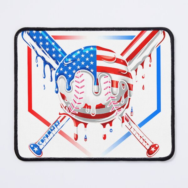 Item preview, Baseball Drip American Flag Boys Kids Youth 4th of July T-Shirt designed and sold by Badriiiii.