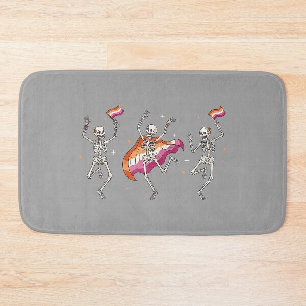 Item preview, Funny Lesbian Pride Month Dancing Skeleton LGBTQ Les Women designed and sold by GreggRoss.
