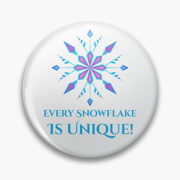 Item preview, Snow Flake illustration and the quote, "Every SnowFlake is Unique!" T-shirt designed and sold by MKTreasures.
