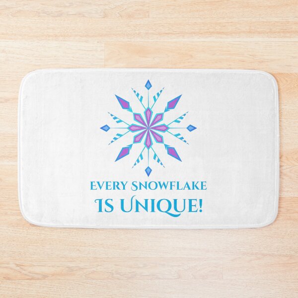 Item preview, Snow Flake illustration and the quote, "Every SnowFlake is Unique!" T-shirt designed and sold by MKTreasures.