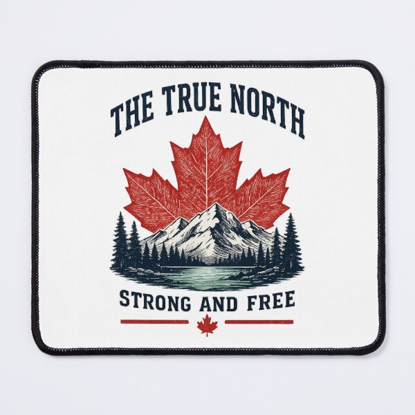Item preview, The True North Strong and Free designed and sold by LuloCreative.