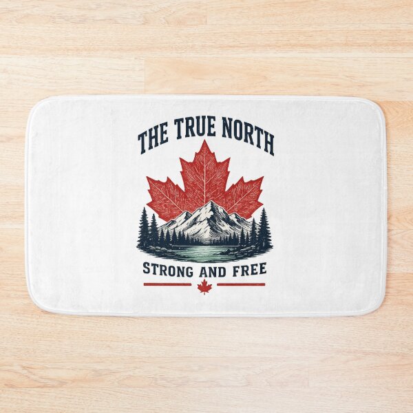 Item preview, The True North Strong and Free designed and sold by LuloCreative.
