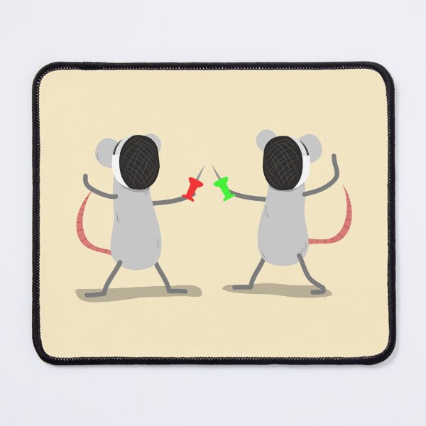 Item preview, Fencing Mice designed and sold by AbanicoRD.