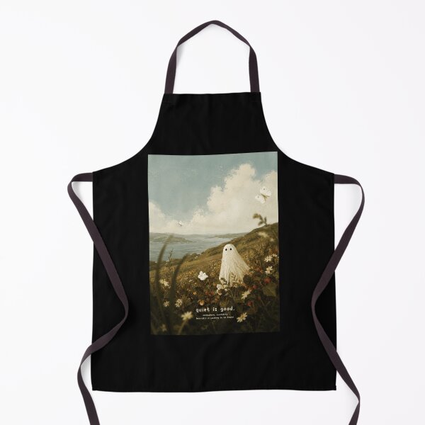 Item preview, Quiet Little Ghost Wandering Through a Wildflower Hillside designed and sold by ferminhays.