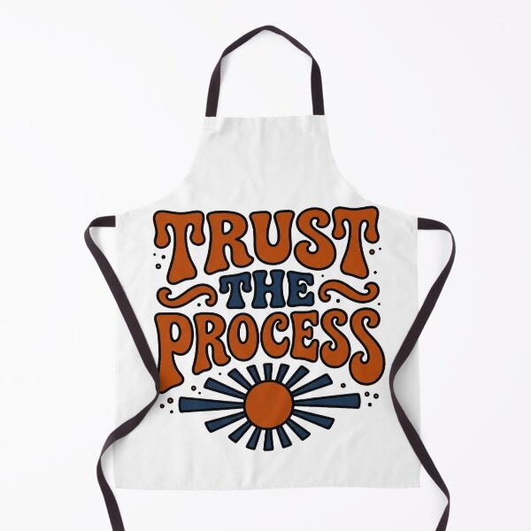 Item preview, Trust The Process — Retro Groovy Motivation designed and sold by PlushFutura.