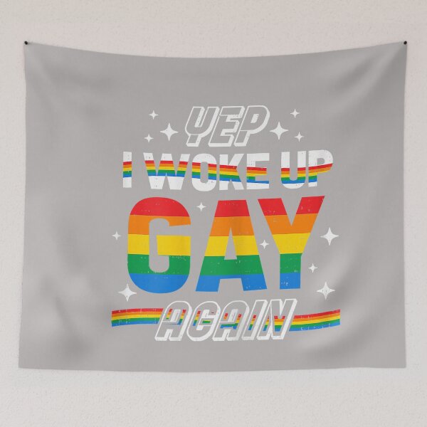 Item preview, Funny LGBT Woke Up Gay Pride Rainbow Queer LGBTQ Month Men designed and sold by GreggRoss.