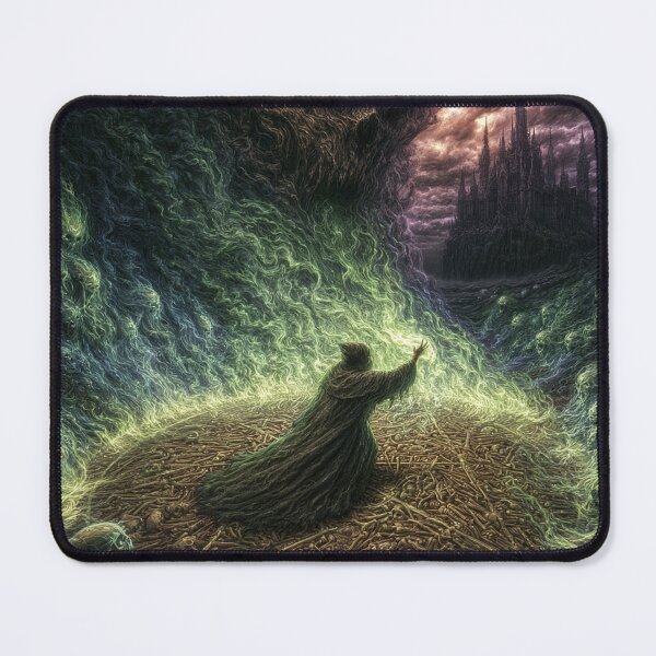 Item preview, The Ulmreach: The Summoning Ground | Belvorn Working Dark Fantasy Art Print | Gothic Wall Art designed and sold by Opetis.