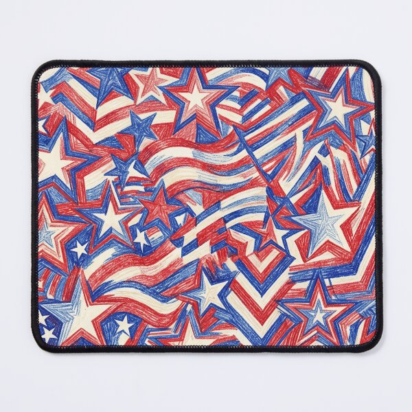 Item preview, Stars and Stripes Colored Pencil Sketch designed and sold by LibertyForge-Co.
