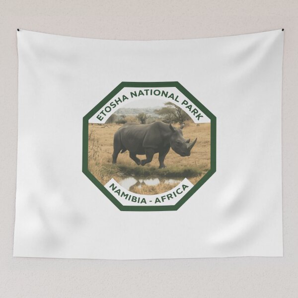 Item preview, Etosha National Park Namibia - Africa Rhino Wildlife Safari Traveler designed and sold by Simsimah26Parks.