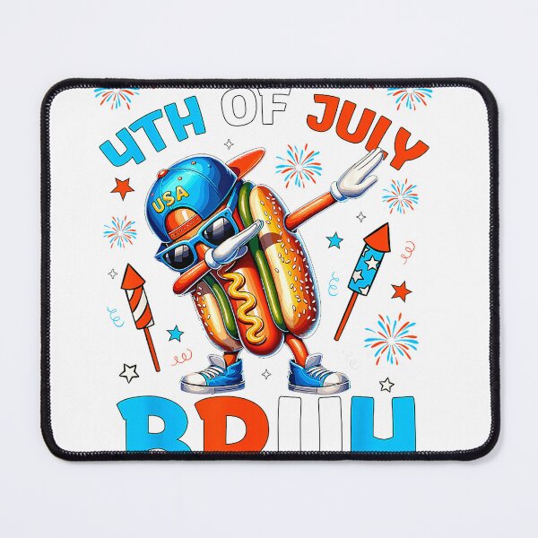 Item preview, Bruh 4th of July Boys Kids Hotdog Funny Fourth of July T-Shirt designed and sold by DArtfulStudio.