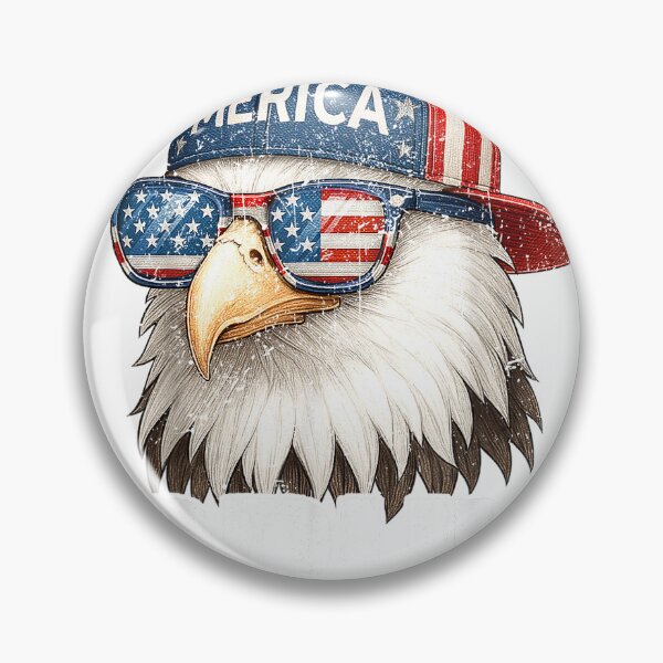 Item preview, Bruh Fourth 4th of July Eagle American Patriotic Mens Boys T-Shirt designed and sold by Othinus.