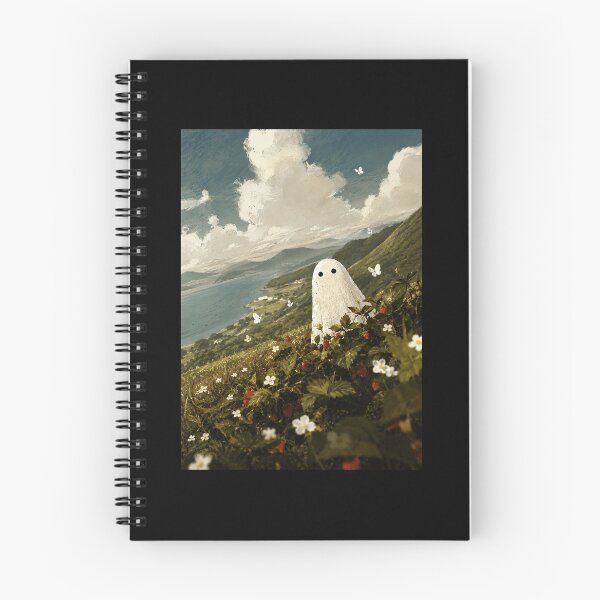 Item preview, Lonely Little Ghost Overlooking a Wild Coastal Valley designed and sold by ferminhays.