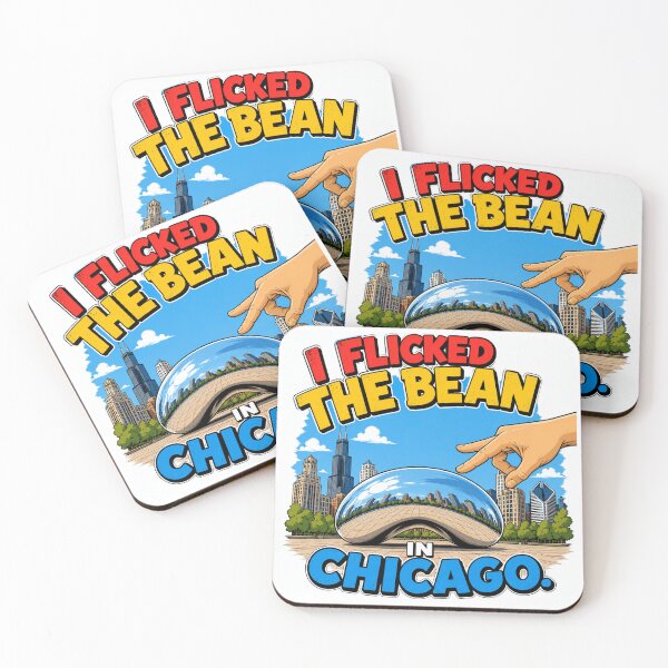 Item preview, Flicked the bean in Chicago designed and sold by Against-the-Rot.