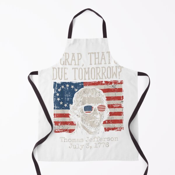 Item preview, Crap Due Tomorrow Thomas Jefferson 4th of July Men Women Kid T-Shirt designed and sold by Badriiiii.