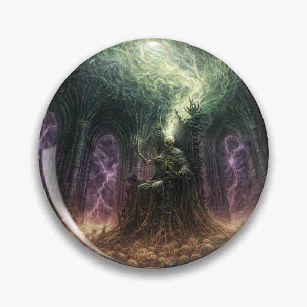 Item preview, The Ulmreach: The Second Age | Gothic Throne Room Dark Fantasy Art Print | Dark Fantasy Wall Art designed and sold by Opetis.