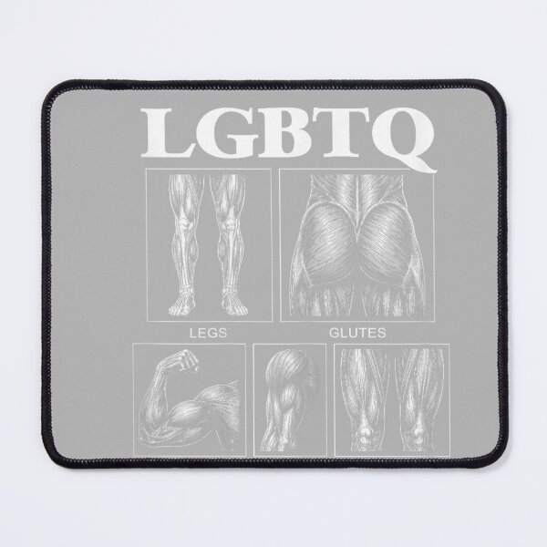 Item preview, Funny LGBTQ Legs Glutes Biceps Triceps Quads Gym Workout designed and sold by GreggRoss.