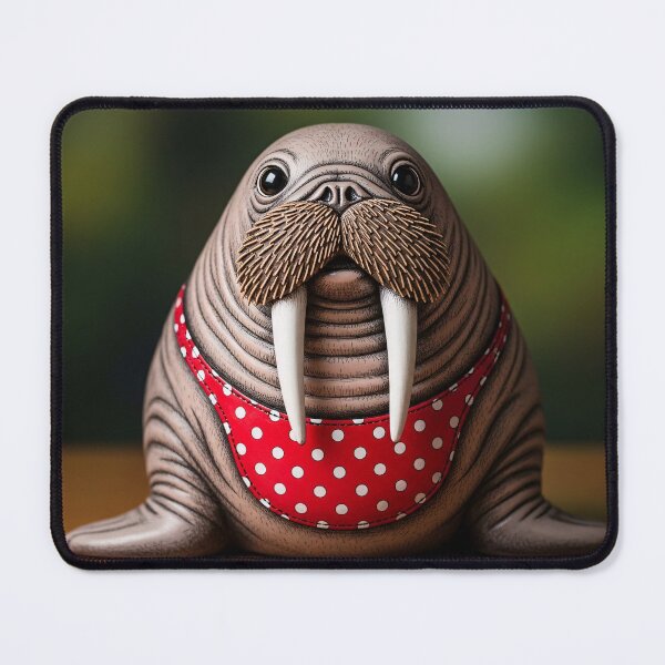 Item preview, Polka Dot Walrus Figurine designed and sold by PixorStudio.