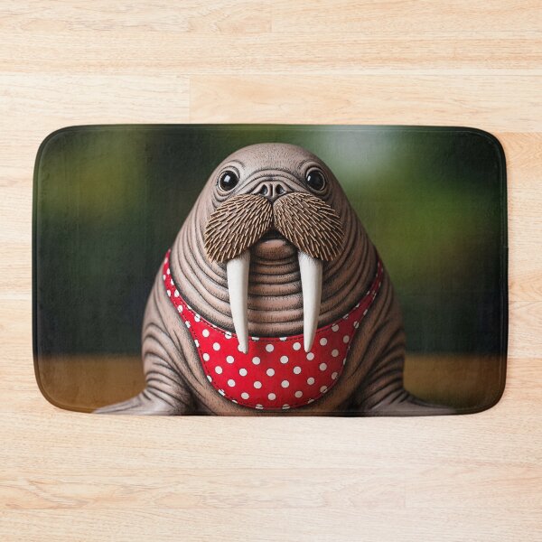 Item preview, Polka Dot Walrus Figurine designed and sold by PixorStudio.