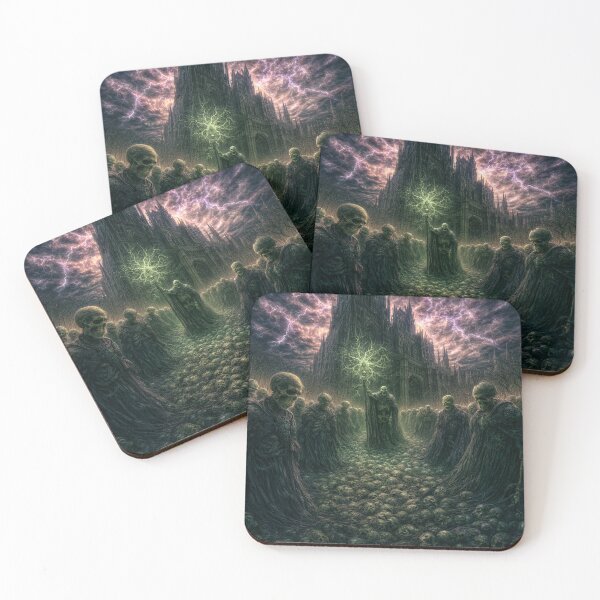 Item preview, The Ulmreach: The Rising Court | Gorrath Court Dark Fantasy Art Print | Gothic Wall Art designed and sold by Opetis.