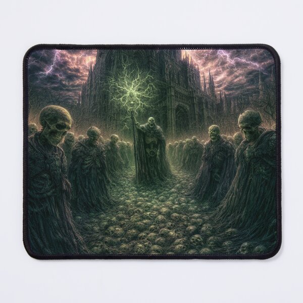 Item preview, The Ulmreach: The Rising Court | Gorrath Court Dark Fantasy Art Print | Gothic Wall Art designed and sold by Opetis.