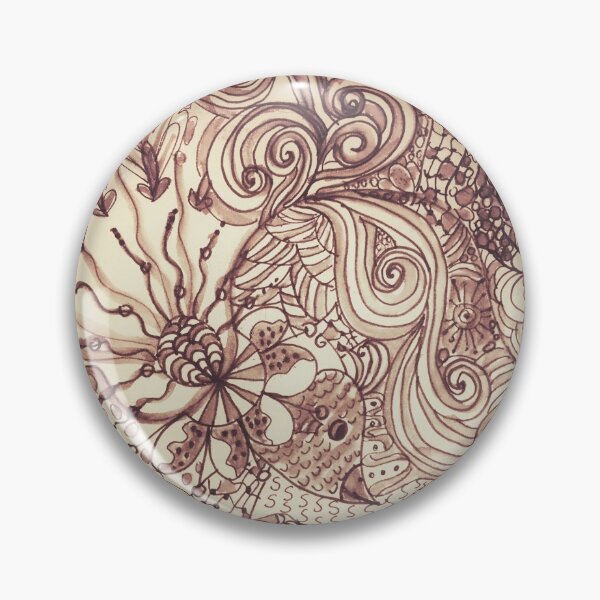 Item preview, Intricate Abstract Design In Sepia designed and sold by Whispering Grace Studio.