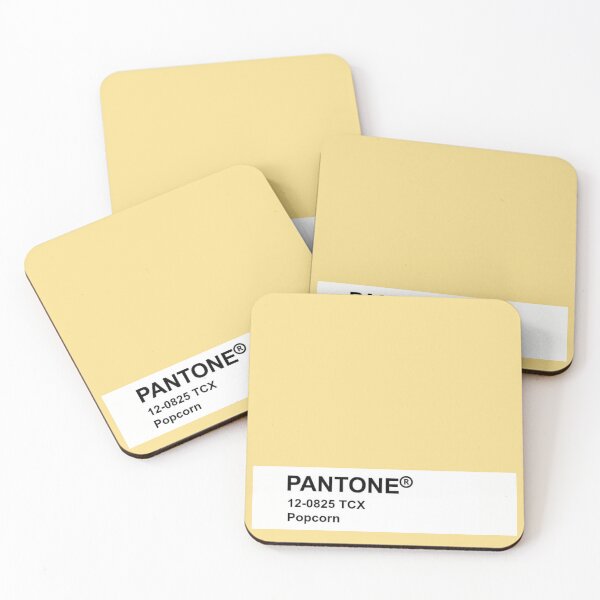 Item preview, Color amarillo palomitas de maíz Pantone designed and sold by Spring Things.