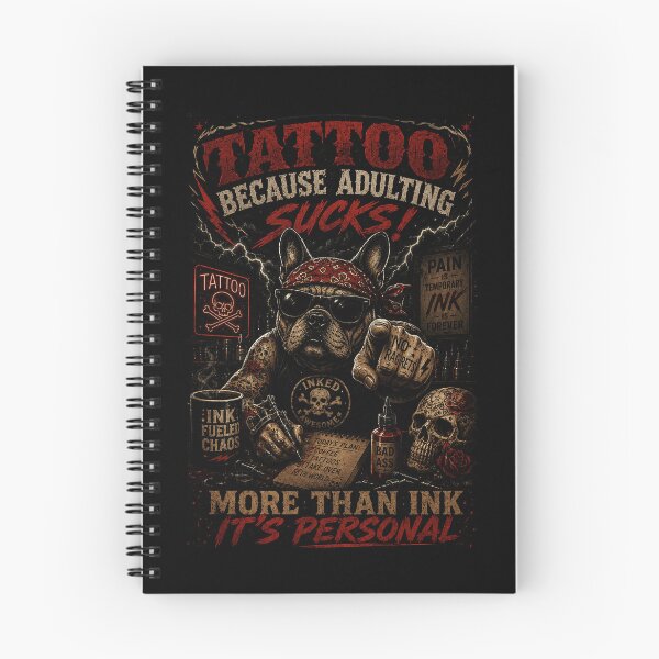 Item preview, Rebel French Bulldog Tattoo with Vintage Biker Attitude designed and sold by Modaozushi216.