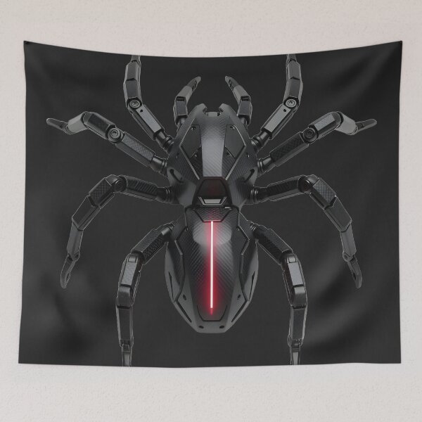 Item preview, Cyber Spider - Stealth Protocol Graphene Specimen designed and sold by BGM by AI.