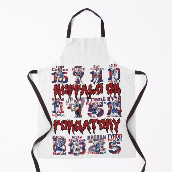 Item preview, Retro Buffalo QB Purgatory - Football Drought Era Collage designed and sold by Thogan0416.