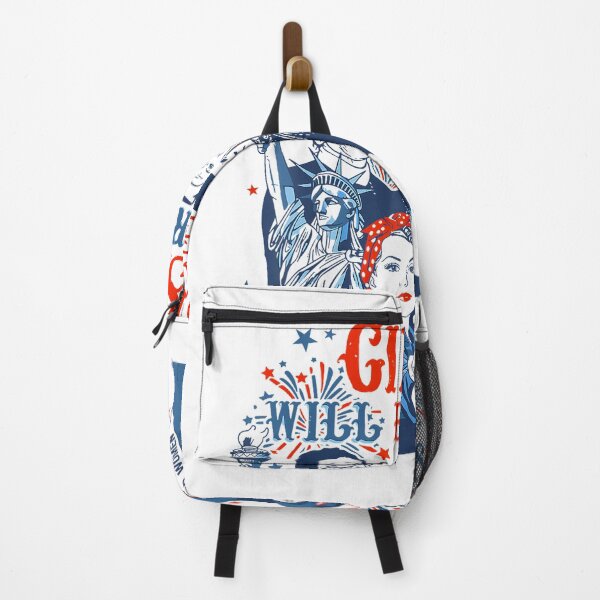 Item preview, Girl Will Be Girls Patriotic American Womens 4th of July USA T-Shirt designed and sold by RKdrawings.