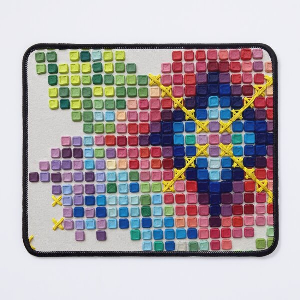 Item preview, Pixel Stitch Floral Pattern designed and sold by PixorStudio.
