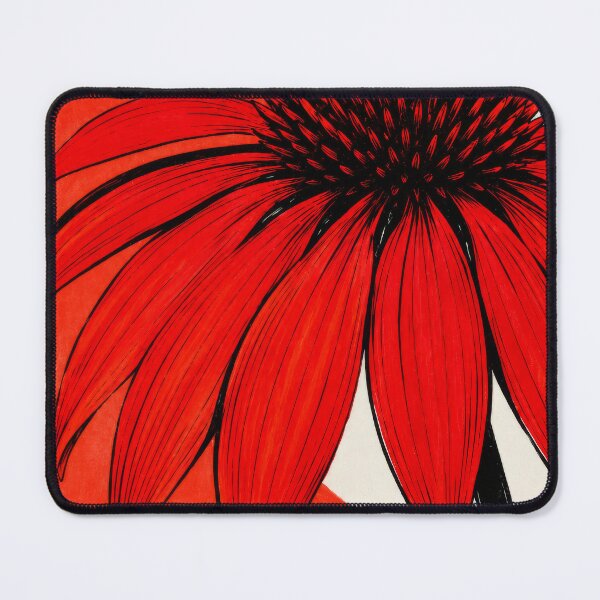 Item preview, Red Echinacea Botanical designed and sold by scicilysimonee.