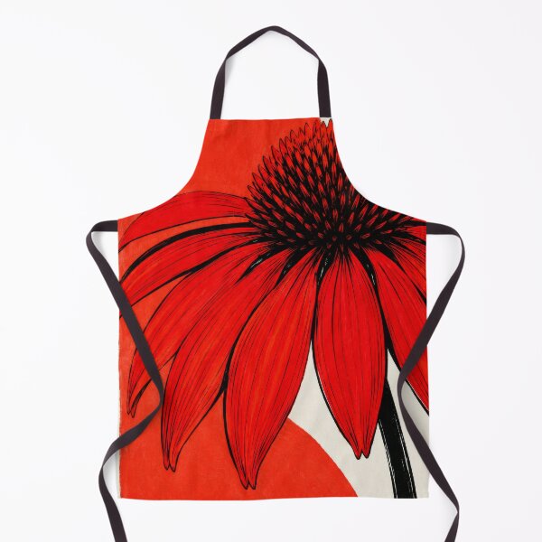 Item preview, Red Echinacea Botanical designed and sold by scicilysimonee.