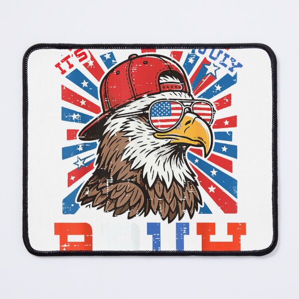 Item preview, Its The 4th of July Bruh Bald Eagle Patriotic Men Women Kids T-Shirt designed and sold by gidget-gadget.