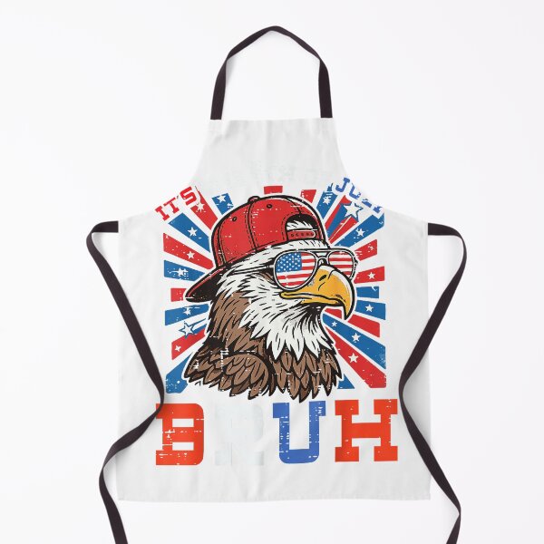 Item preview, Its The 4th of July Bruh Bald Eagle Patriotic Men Women Kids T-Shirt designed and sold by gidget-gadget.