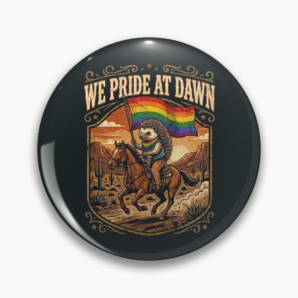 Item preview, We Pride at Dawn Funny Hedgehog Rainbow Pride Month designed and sold by ChinkyCat Official.